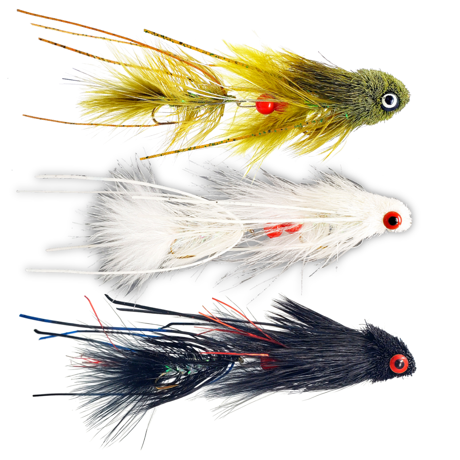 Sex Dungeon 6 Pack Assortment - Size #2 Articulated Streamer Fly