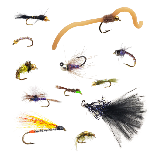 Mosche Trote Emerger 12 Pezzi 12 Mosche Artificiali Mercury Black Beauty Midge - Con Ami Mustad, Per Pesca A Mosca Della Trota Ami Mustad Per Trota - Foto 9