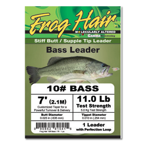 Frog Hair Leaders - Bass