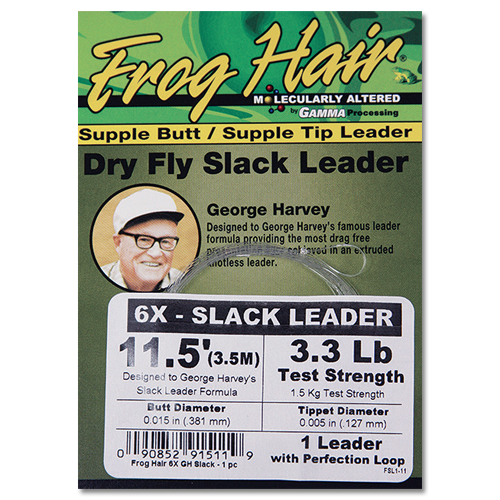 Frog Hair Leaders - Dry Fly Slack