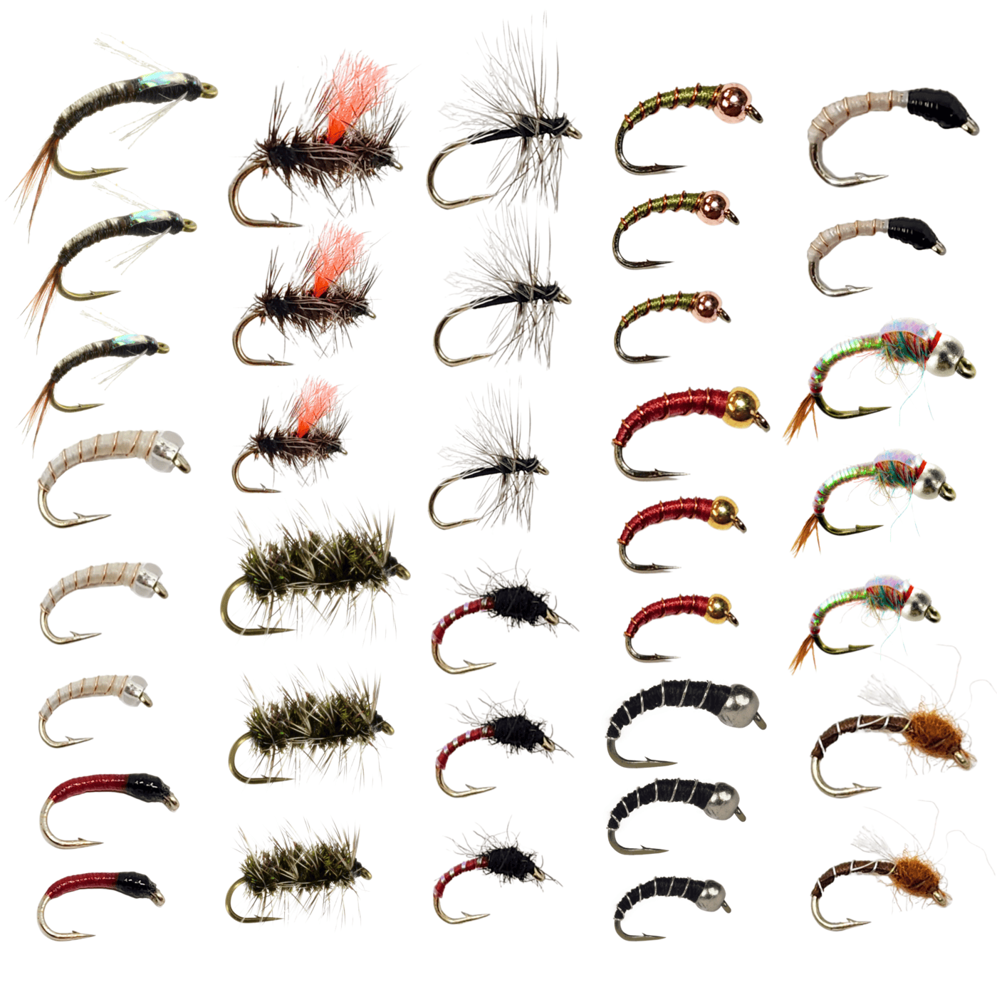 36 Midge Fly Assortment