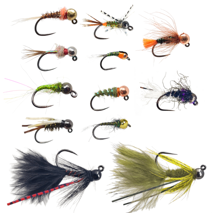 Fly Shack Fly Fishing Flies Assortment / Fly Packs - The Fly Crate