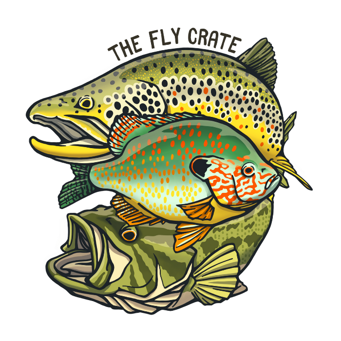 Flying Fish Sticker Fly Fishing Stickers & Decals - The Fly Crate