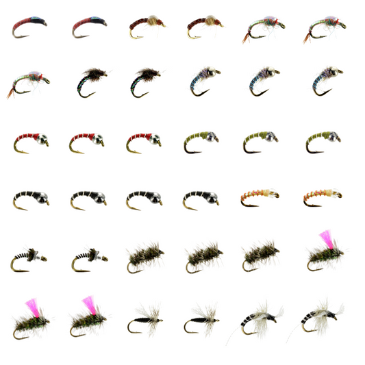 36 Midge Fly Assortment