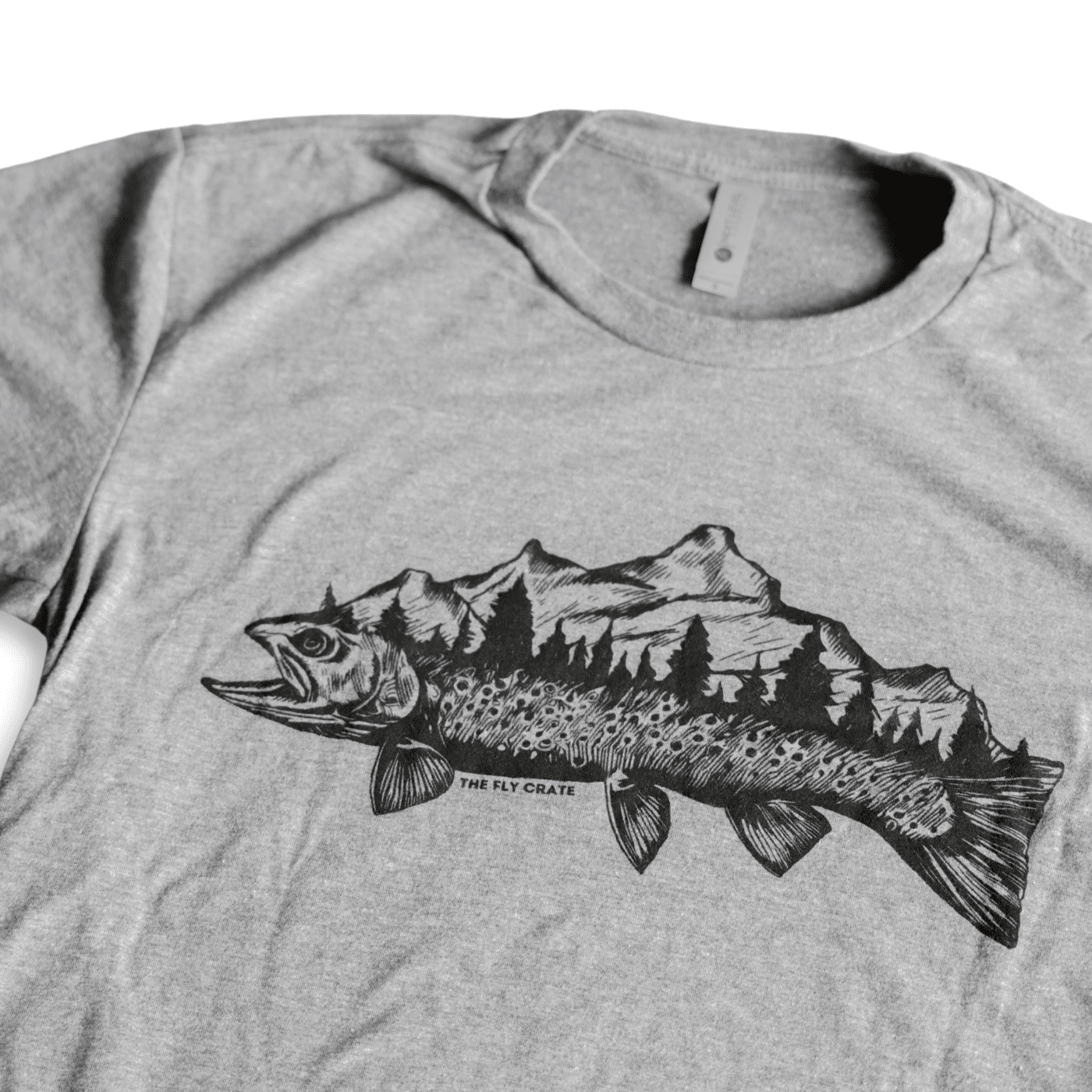 The Fly Crate Mountain Trout Tee