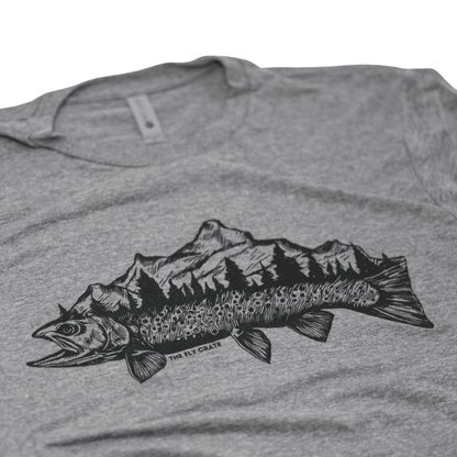 The Fly Crate Mountain Trout Tee