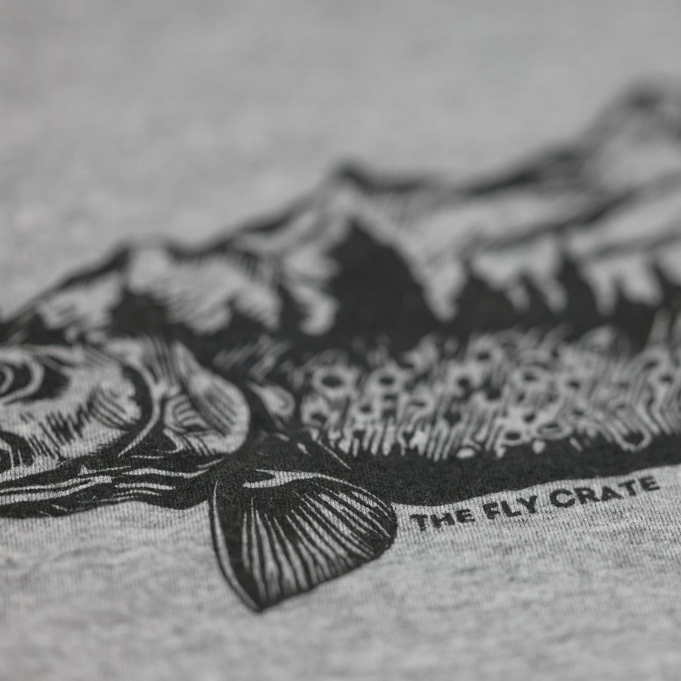 The Fly Crate Mountain Trout Tee