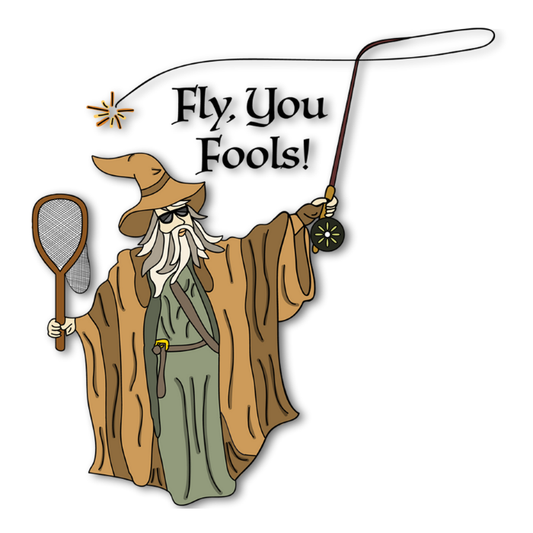 Fly You Fools Gandalf Sticker