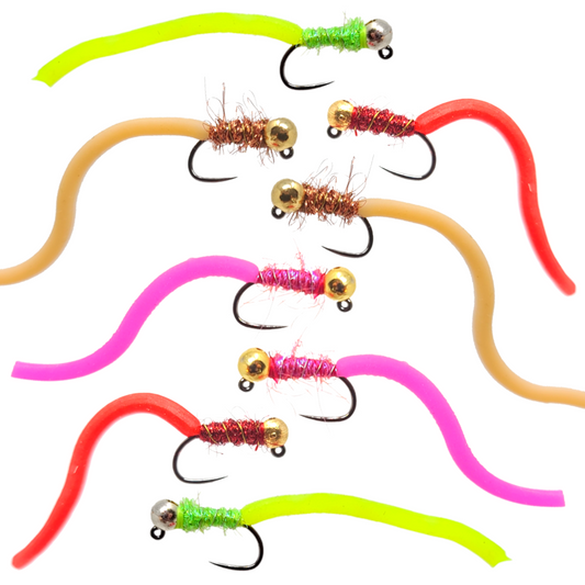 Tungsten Jig Squirmy Wormy 8 Pack