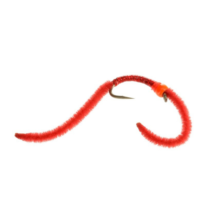 Sparkle Worm Red How to Fly Fish in the Winter: Top 15 Winter Trout Flies